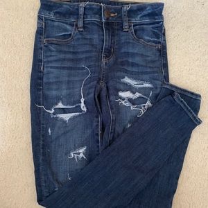 dark wash AMERICAN EAGLE jeans